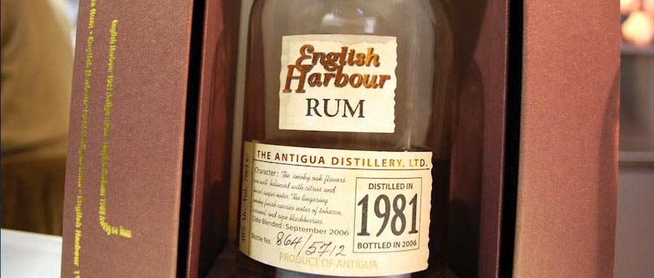 English Harbour Rum 25 years