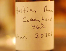Cadenhead’s Haitian Rum 5 years